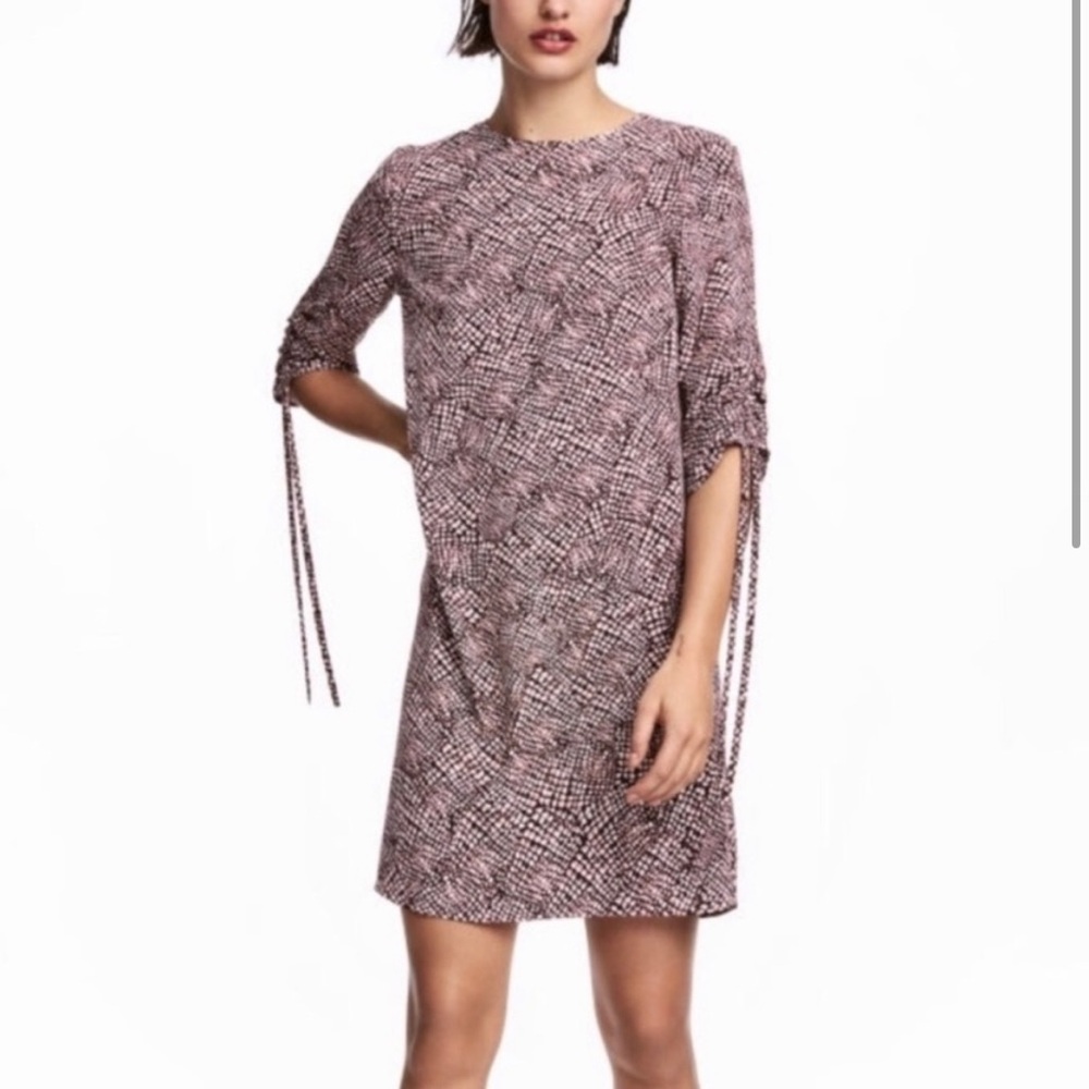 H&M Snakeskin Print Dress